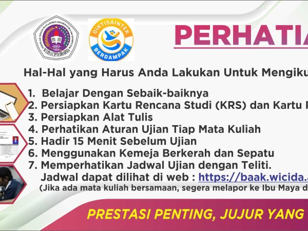 Jadwal Ujian Akhir Semester Ganjil TA. 2025-2026