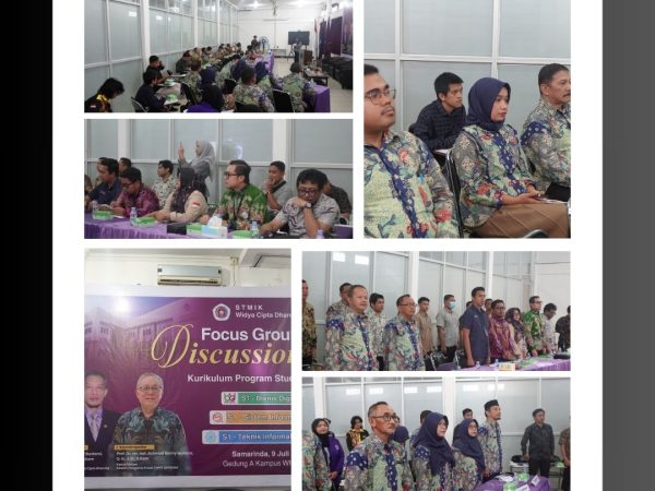 STMIK Widya Cipta Dharma Selenggarakan Focus Group Discussion Kurikulum Tiga Program Studi untuk Menjawab Tantangan Dunia Kerja