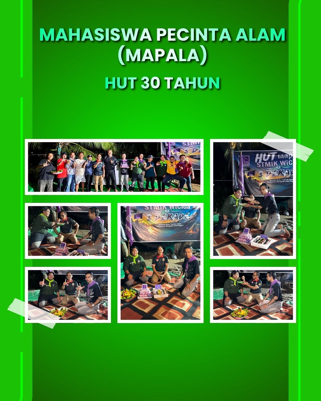 MAPALA STMIK Widya Cipta Dharma Rayakan HUT ke-30 dengan Semangat Kebersamaan dan Solidaritas
