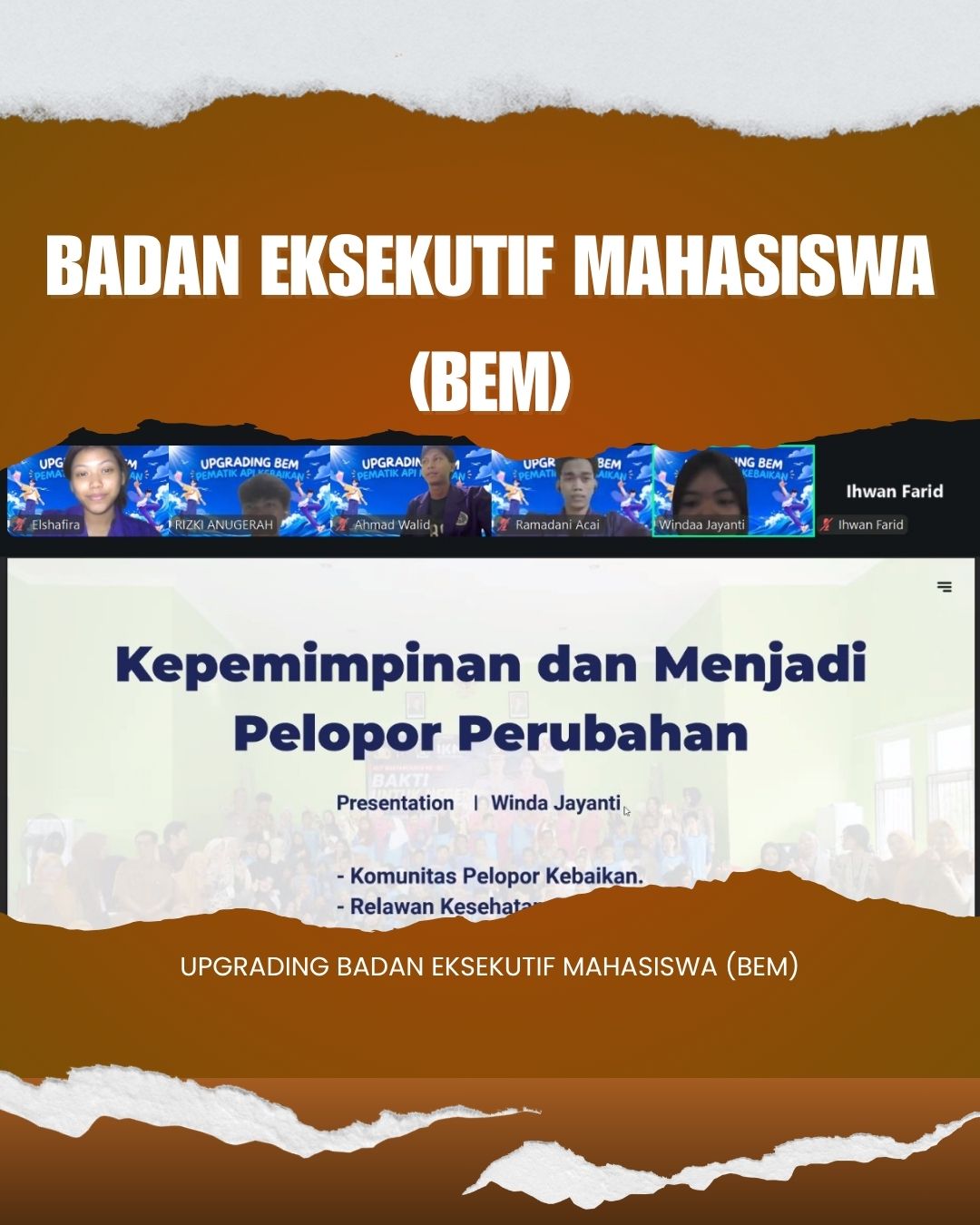 BEM STMIK Widya Cipta Dharma Gelar Upgrading untuk Meningkatkan Jiwa Kepemimpinan dan Soliditas Pengurus